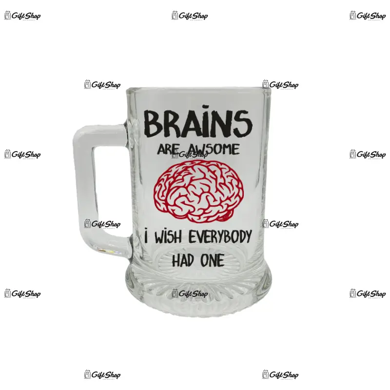 Brain are awsome, halba cu mesaj